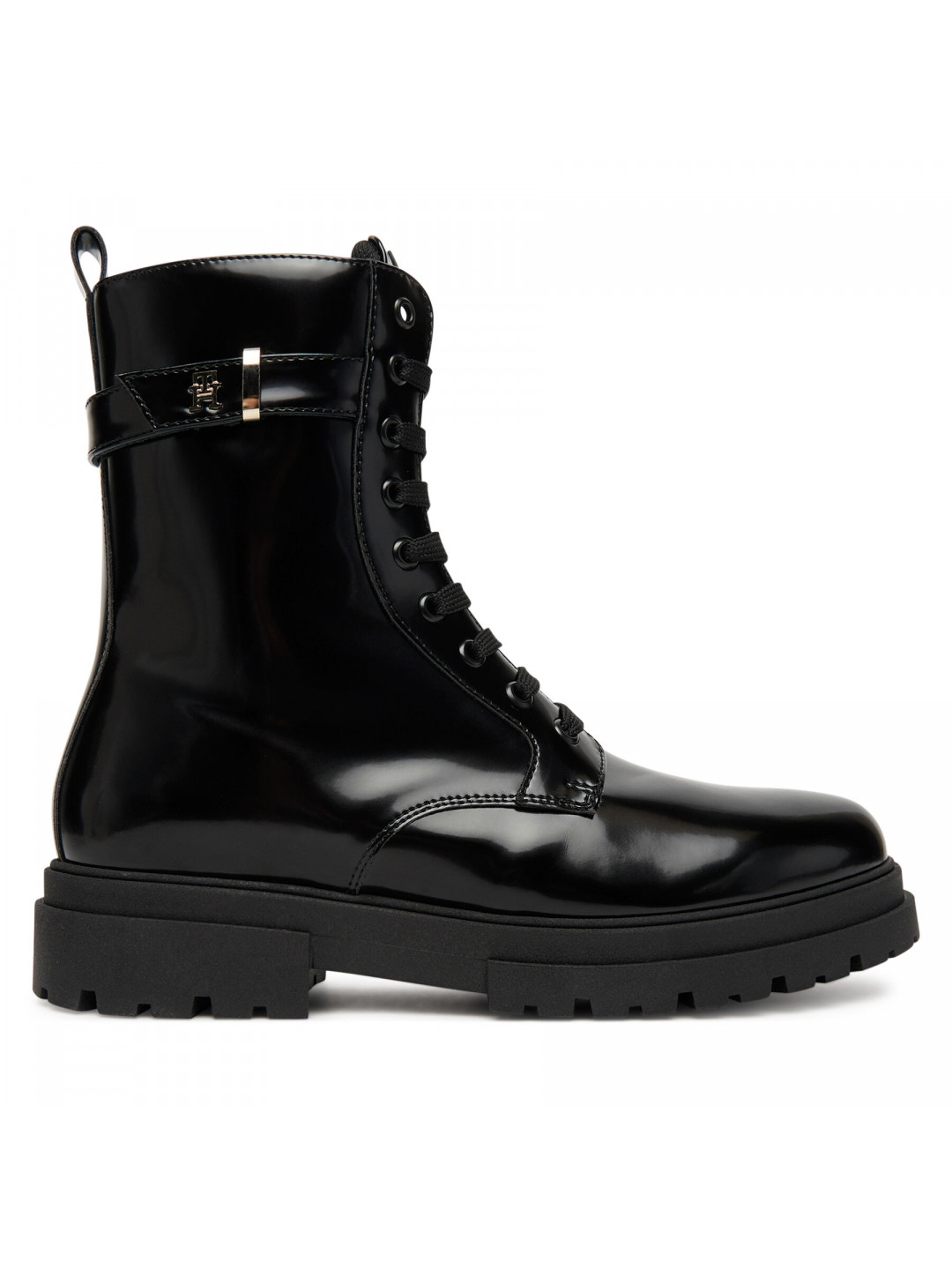 Turistická obuv Tommy Hilfiger Lace-Up Bootie T4A5-34028-1453 D Černá